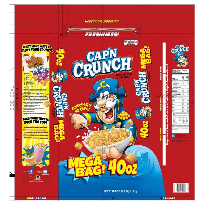 Captain crunch nutrition facts