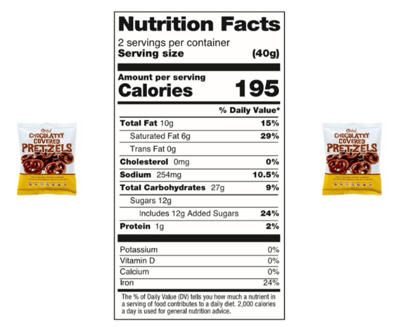 Flat prezel nutrition facts