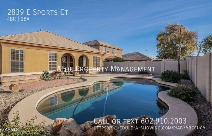 Houses for rent gilbert az